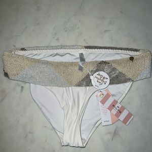 PilyQ beaded bikini bottom